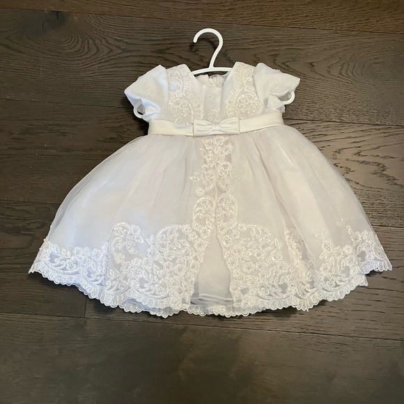 Sarah Louise designer girl baptism dress 6M NWT retail $400usd - Picture 6 of 9